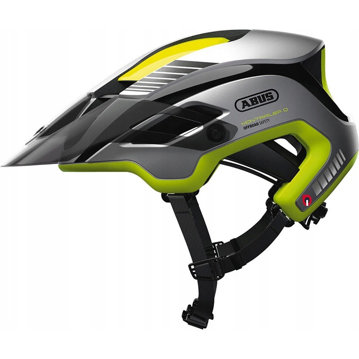 ABUS Montrailer Quin MTB védősisak, neon sárga, L 58-62cm, Quin technológia, súly 380g