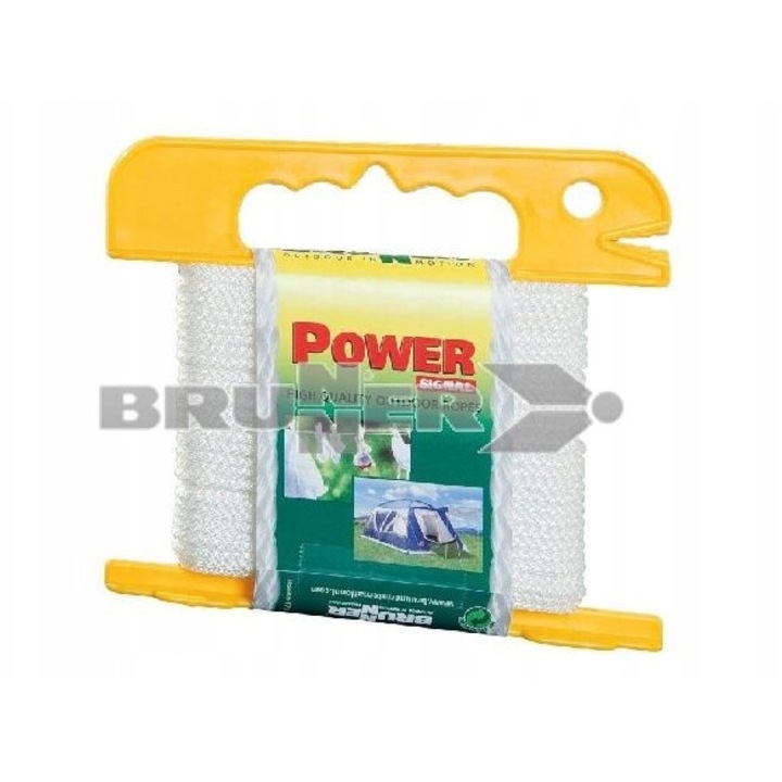 Franghie universala Brunner 5mm x 50m, alb