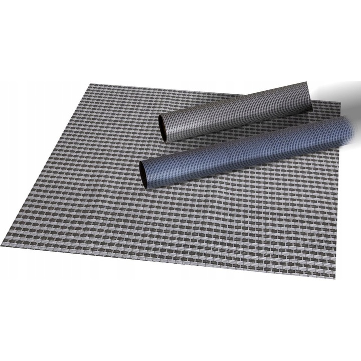 Covor Kinetic Brunner, 700x300cm, gri, 30% PET-70% PVC