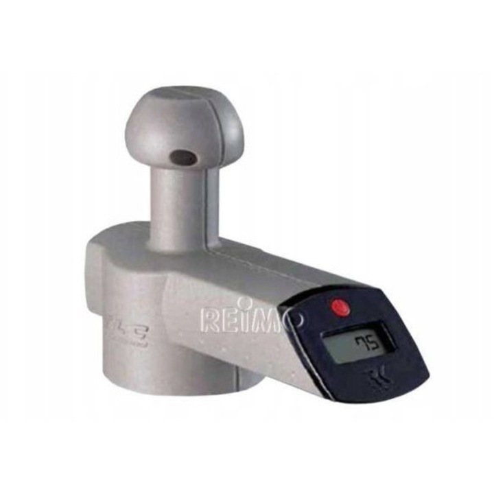 Cantar electronic vertical Reich, 17x7x12.5cm, 109kg capacitate, gri