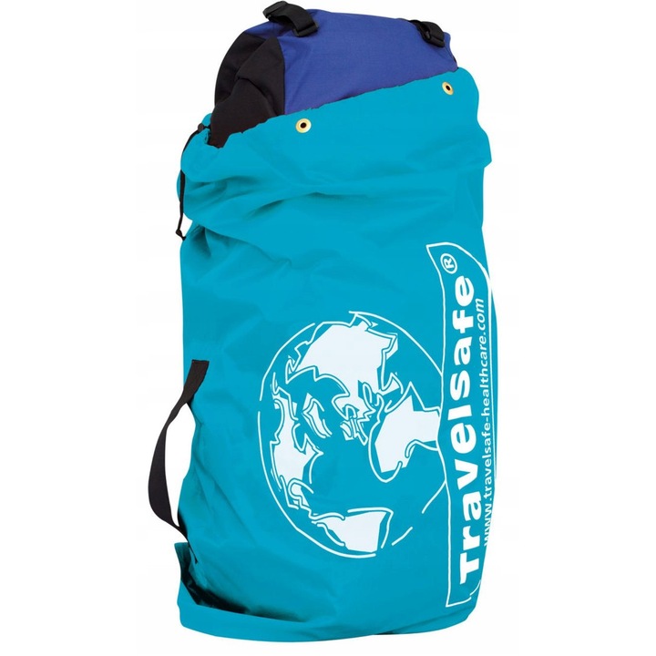 Husa de protectie pentru bagaj Travel Safe Combi Cover M, 65x39x37cm, albastru, capacitate max 55l