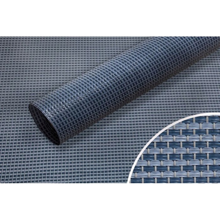 Brunner Kinetic bejárati szőnyeg 400x300cm, 30% PET-70% PVC anyag, kék színű