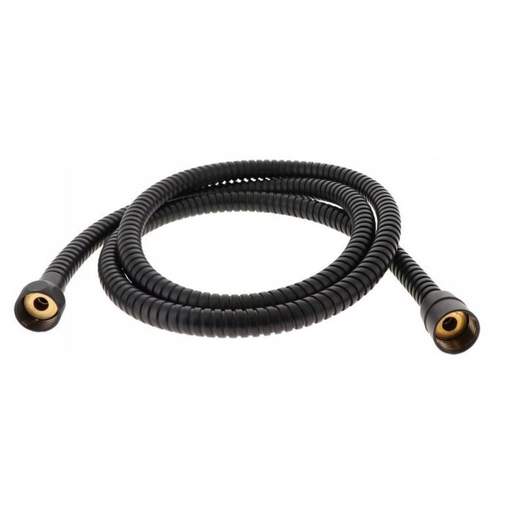 Hose de dus articulat 1/2''x1/2'' 150 cm, Comet, negru