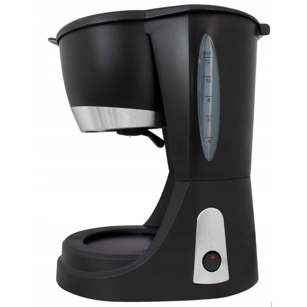 Cafetiera Grand Cafe 12, EuroTrail, negru, 1,25l, set complet