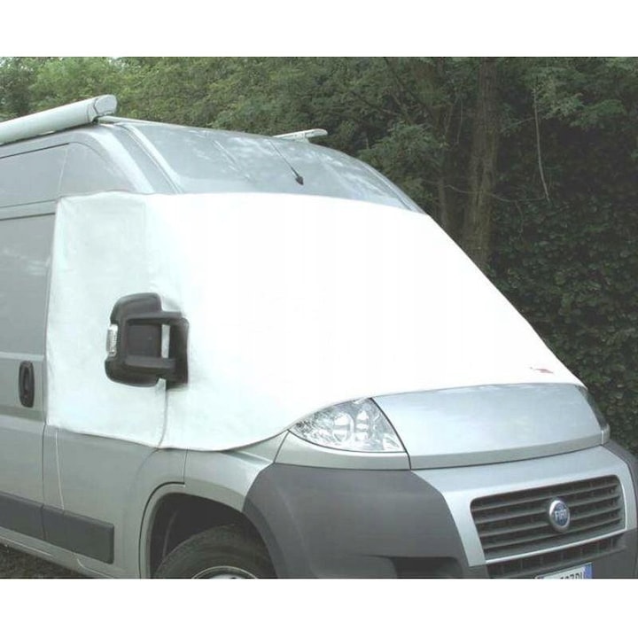 Външна подложка за обков Fiat Ducato, Fiamma, бяла, 33x48x12см