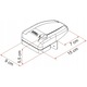 Zavor de siguranta pentru usi, Fiamma Safe Door Frame 3, alb, set 3 bucati, 15x5,5x9cm