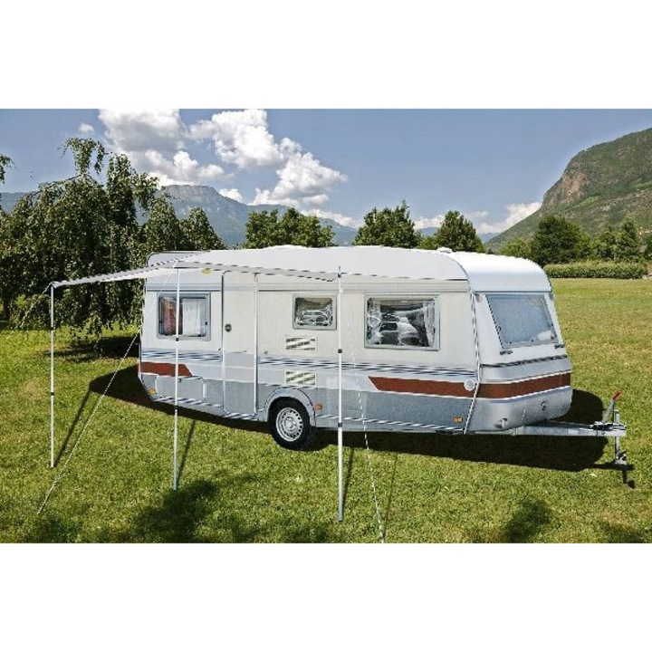 CaraShade napellenző 380x260cm, Brunner, szürke, komplett szett 3 rúddal
