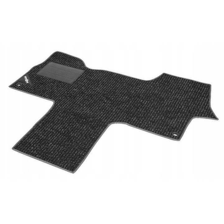 Covoras auto Brunner Tapis Deluxe, 100% poliester, gri inchis, pentru Fiat Ducato 2019->