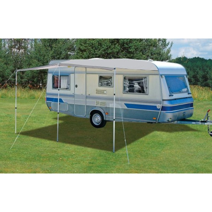 Сенник CaraShade 350x240 Brunner, сив, пълен комплект с 3 стоманени стълба