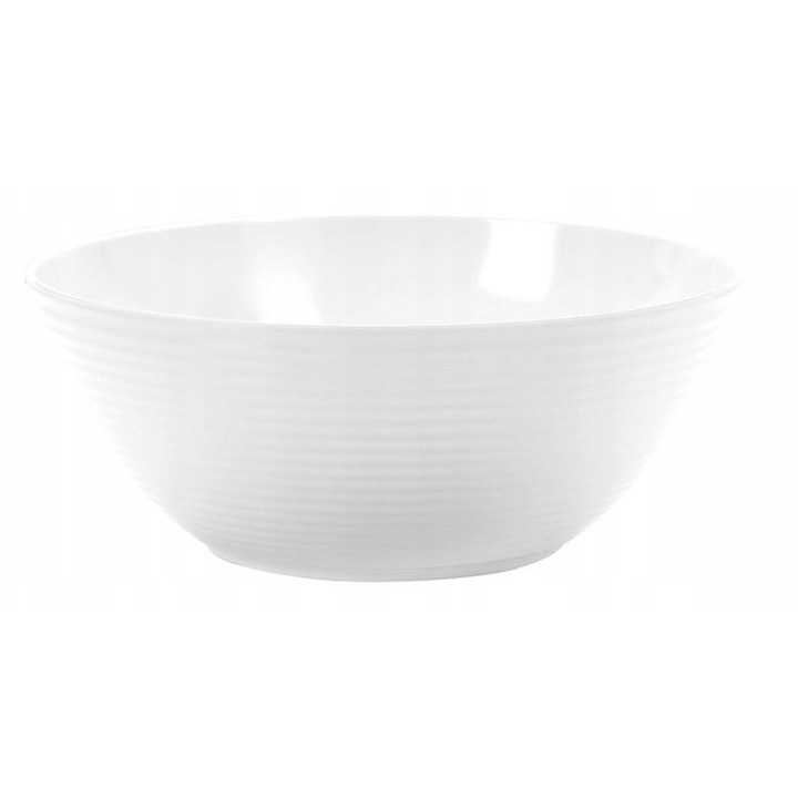 Spherica salátástál, Brunner, melamin, 25cm, fehér