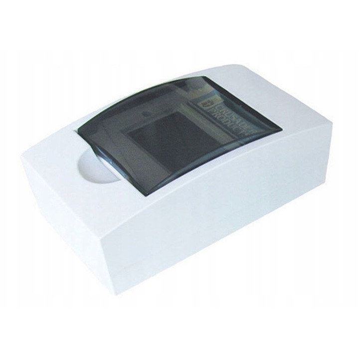 Biztosítékdoboz 230V 4-modulos PowerPart, fehér, 20x11x9cm