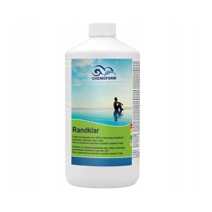 Solutie de curatare piscina RANDKLAR, Chemoform, 1L, concentrat, pentru eliminarea grasimilor, uleiului si ruginii