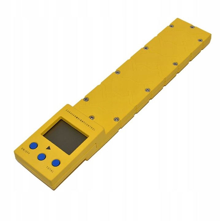Cantar electronic pentru remorca de camping Reich, 1000kg, galben, 360x70x35mm