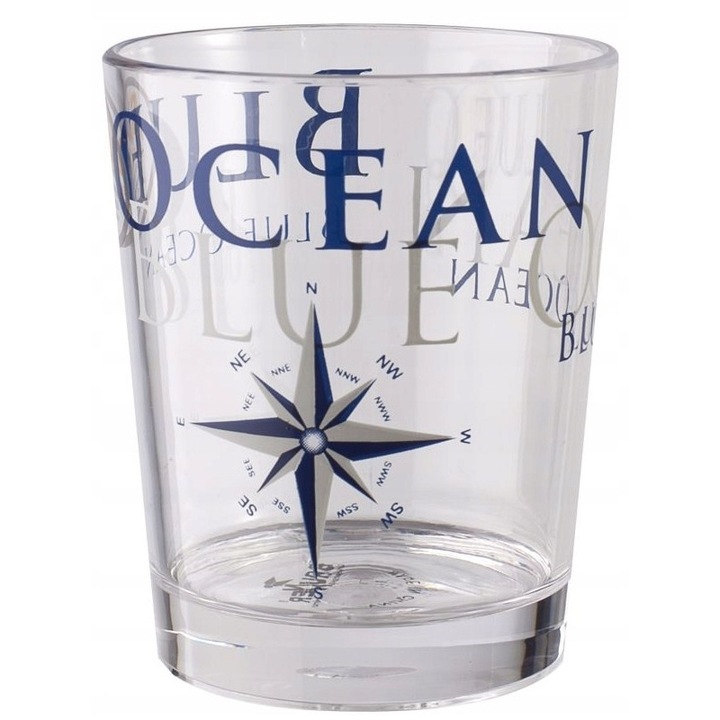 3 darab melamin pohár készlet, Blue Ocean, Brunner, 300 ml, csúszásmentes, könnyű