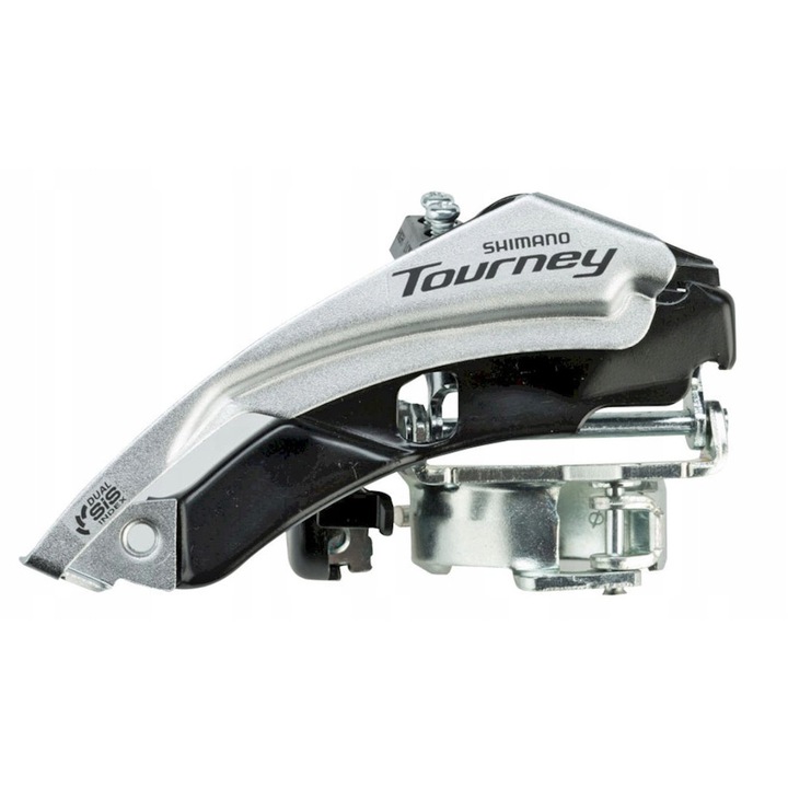 Schimbator bicicleta Shimano Tourney FD-TY500, 3x6/3x7/3x8, 42T, 31,8mm/34,9mm