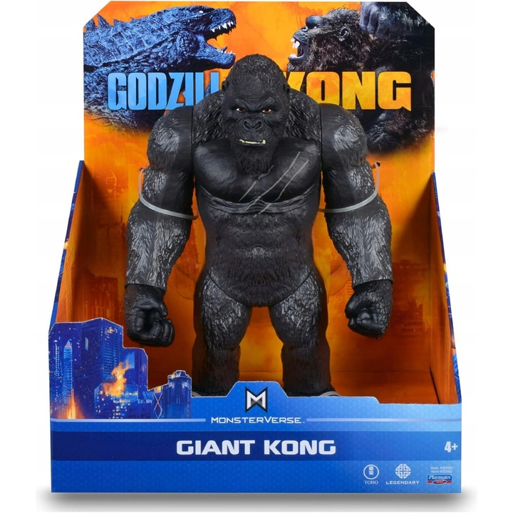 Figurina King Kong 28cm din filmul Godzilla vs Kong, PLAYMATES
