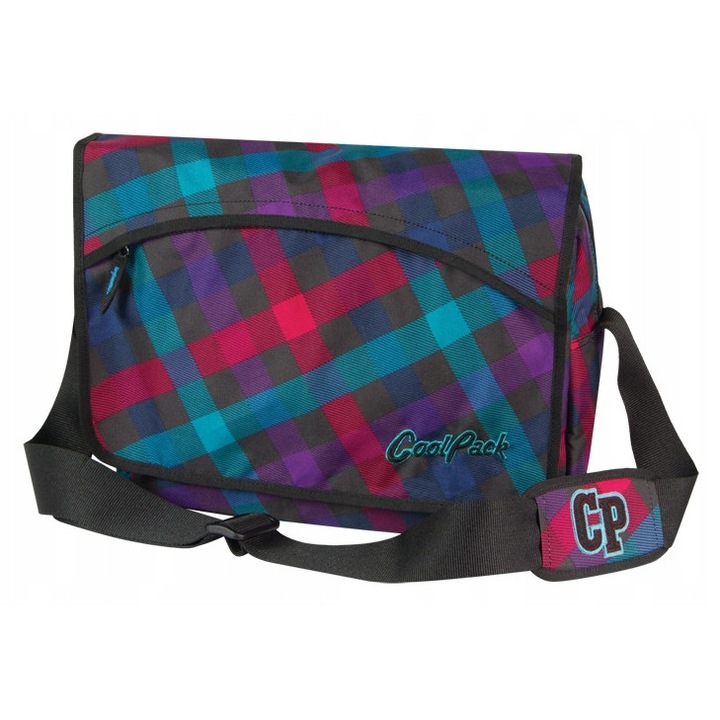 Coolpack Eletra sporttáska, lila, 56x28x26cm, A4-es mérethez, rendszerezővel, 1 rekesz, 2 zseb