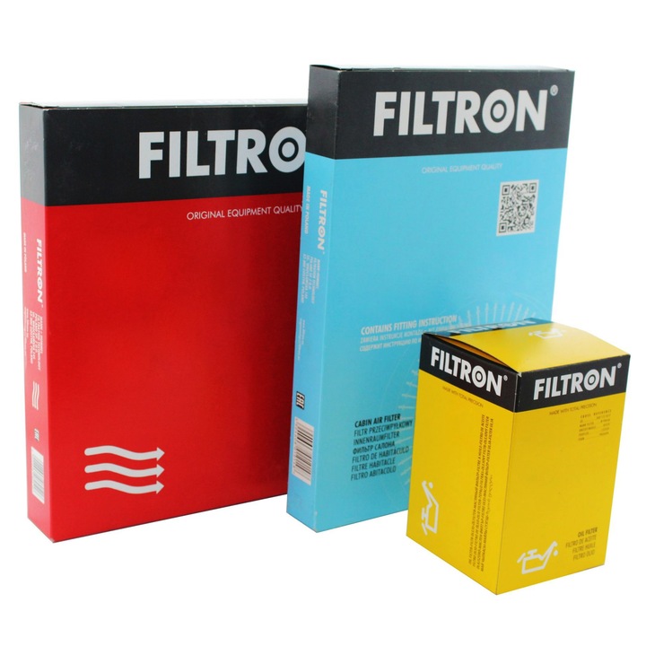 Set 3 filtre Filtron pentru Opel Astra III 1.2 1.4 16V, filtrare ulei, aer, cabina