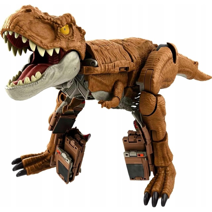 Фигурка Тиранозавър Рекс 2в1, Mattel, трансформация в офроуд камион
