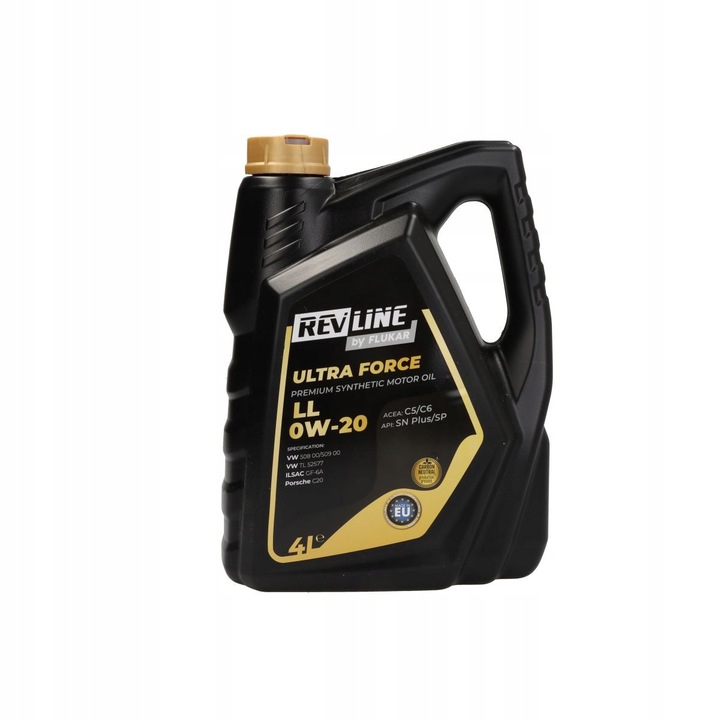 Моторно масло REVLINE ULTRA FORCE 0W20, 4L, API SN, ACEA C5