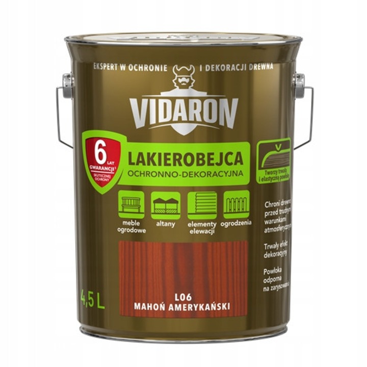 Vidaron L06 amerikai mahagóni falazúr 4.5L