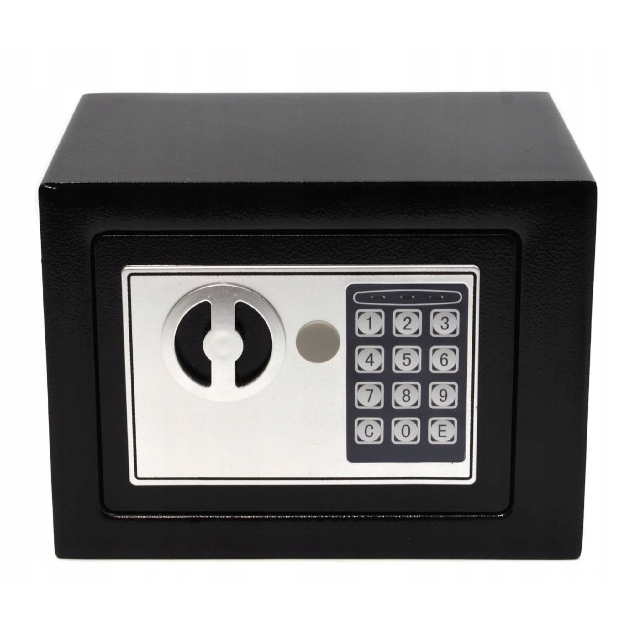 Seif electronic cu cod, 21x17x17cm, 2 chei de urgenta, montare pe ...