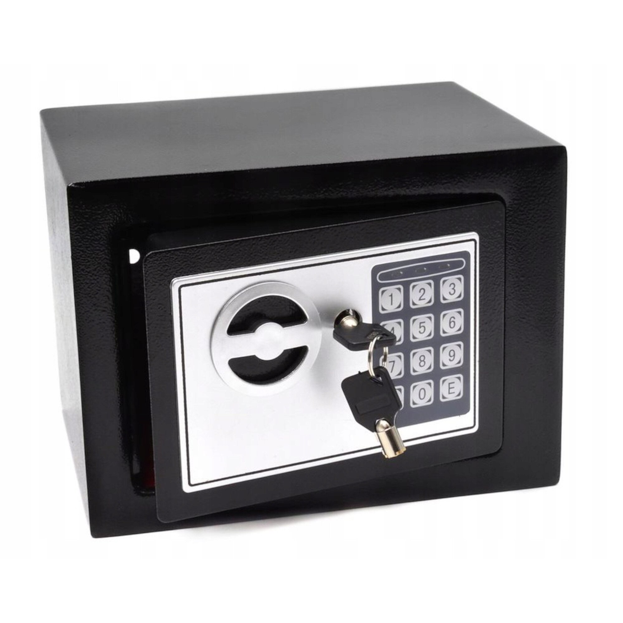 Seif electronic cu cod, 21x17x17cm, 2 chei de urgenta, montare pe ...
