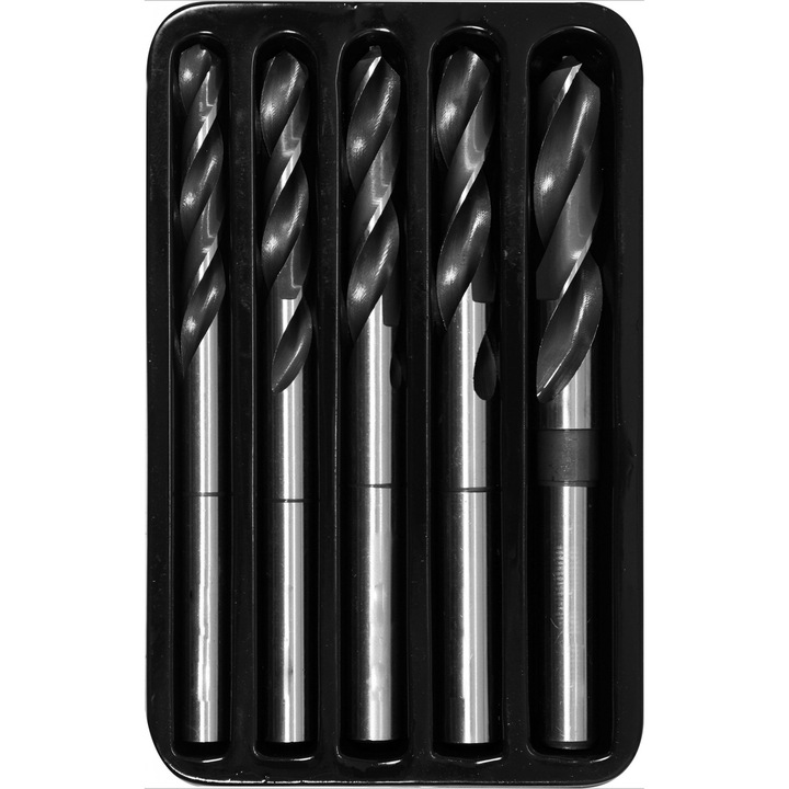 Set de wiertla HSS pentru metal, 5 elemente, 10-15 mm, lungime 150 mm, 1/2"