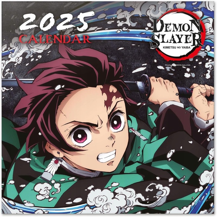 Calendar de perete 2025, Grupo Erik, multicolor, 12"x12"