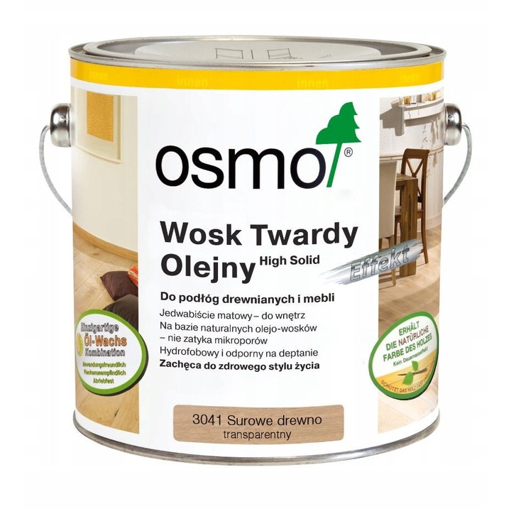 OSMO Keményviasz olaj Durva fa hatás 0,125L padlókhoz és bútorokhoz