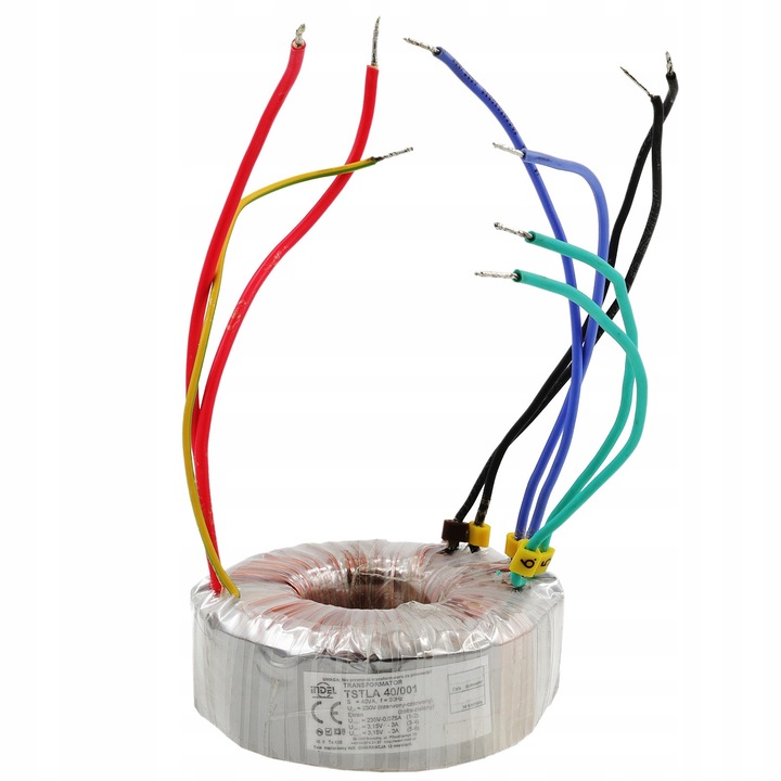 Transformator toroidal 40VA 230V, Indel, 2x3.15V