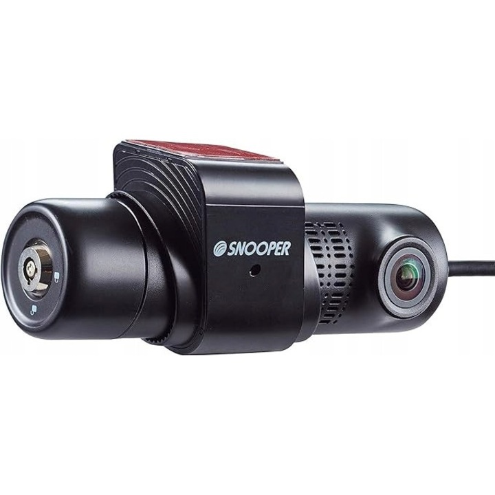 Camera auto Snooper DVR-PRO, HD, WiFi, GPS, 165° vizibilitate, neagra