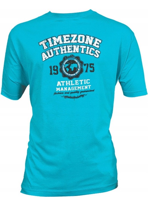 Tricou barbatesc TimeZ, albastru, fabricat din material de calitate, 3XL INTL