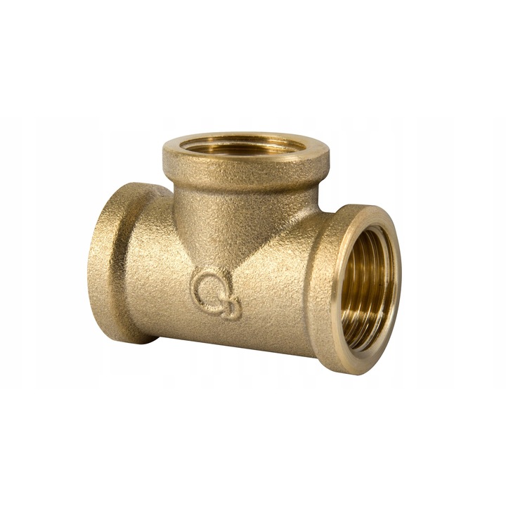 Teu / racord in T DIAMOND K-130.TROJ.50.Y, din alama, cu filet G, pentru instalatii apa si centrala, 2'', 92 mm, alama, 1 buc