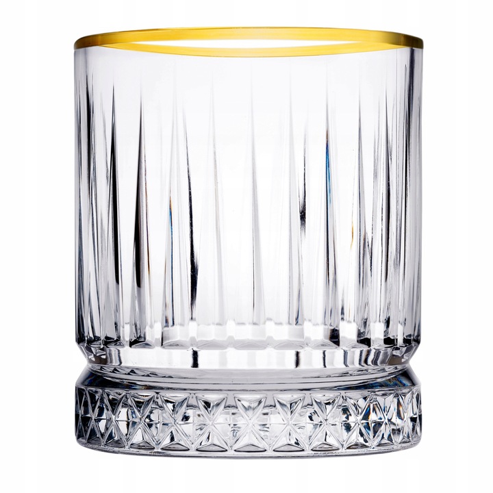 Elysia pohárkészlet, Pasabahce, 210 ml, átlátszó, arany