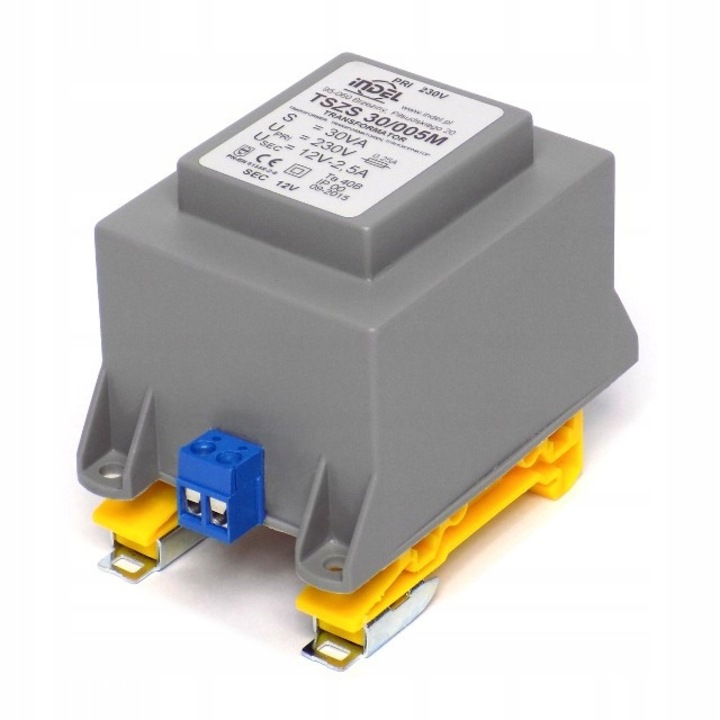 Transformator 12V 2,5A, Indel, TSZS 30/005M, 30W, 53.6x81.8x69.5mm