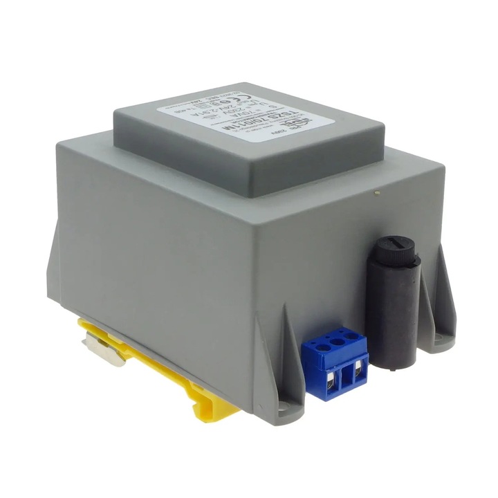 Transformator 230V/24V, 70VA, 2,91A, montaj pe sina DIN, Indel TSZS 70/011M
