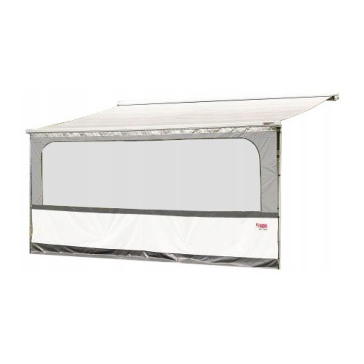 Panou frontal cu fereastra pentru markiza Blocker Pro 400, Fiamma, alb/gri, 400cm
