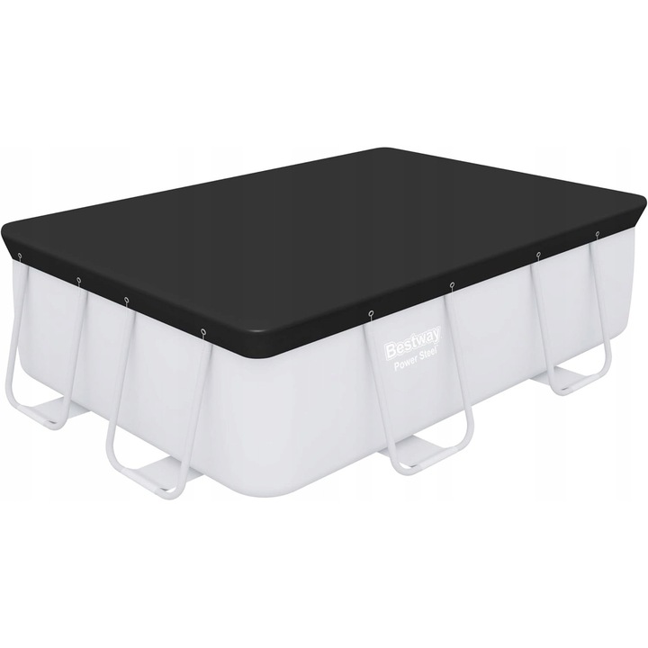 Prelata de protectie pentru piscina Bestway 282x196 cm, vinil, neagra