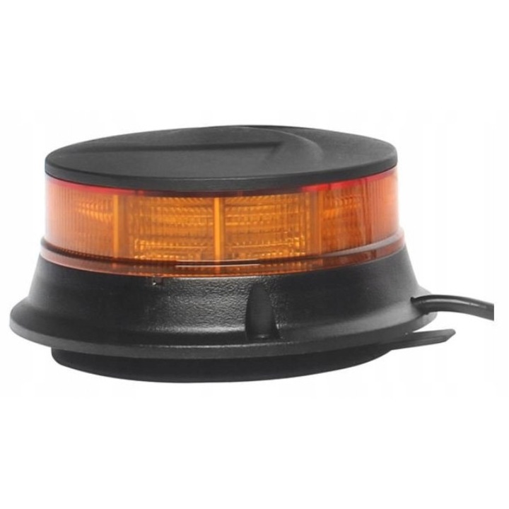 Kamar 19W 30LED jelzőlámpa, narancssárga, 108x54.30mm, mágneses rögzítés