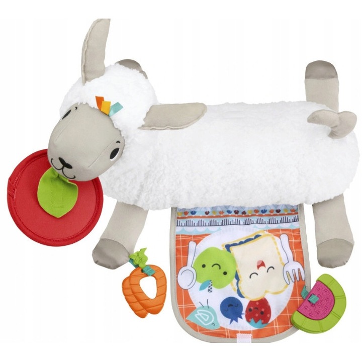 Jucarie interactiva Fisher-Price, lama, 4 moduri de joaca, 3 jucarii incluse, multicolor, 13x13x50cm