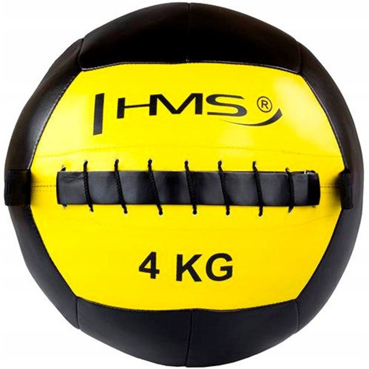 HMS 4KG Fitness labda Wall Ball edzéshez Crossfithoz