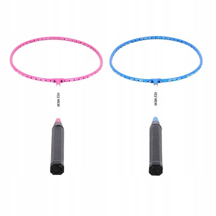 Set badminton 4 rachete, 8 lotki, Nils, 61cm, 190g, multicolor