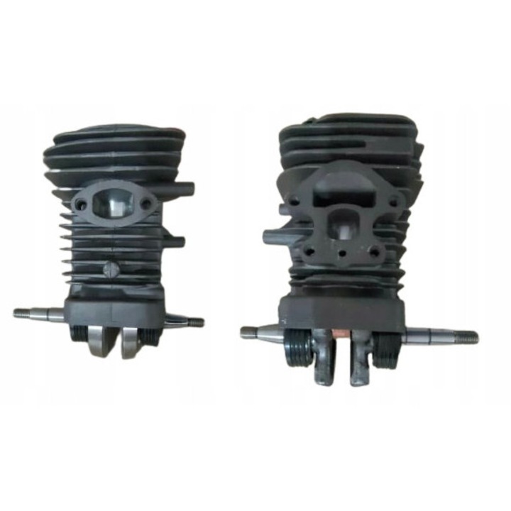 Motor complet pentru ferastrau cu lant HUSQVARNA 235 236 240, set cu cilindru ceramic, piston, inele, rulmenti