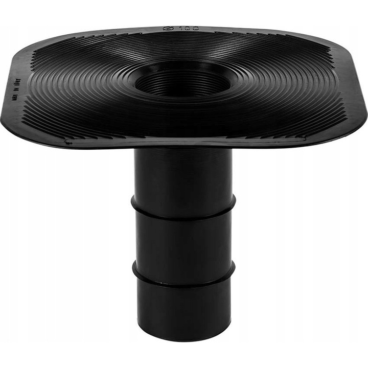 Tetőösszefolyó, DN 110 mm, 325x325 mm, 250 mm