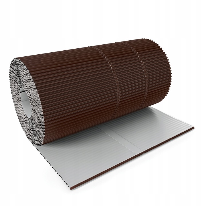 Corotop redőzött szalag, 300 mm, sötétbarna színű RAL 8019