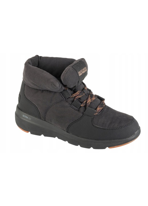 Cizme de iarna, Skechers, Glacial Ultra, negre, impermeabile, 38 EU