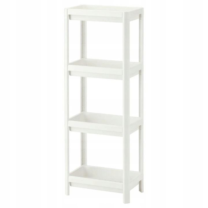 IKEA VESKEN polc, fehér, 37x23x101cm, könnyű összeszerelés