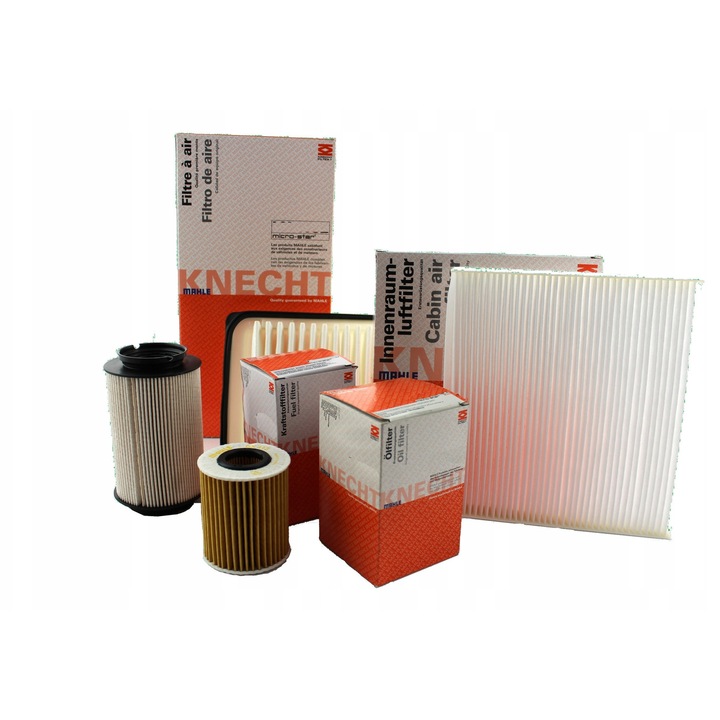 Set 4 filtre Knecht pentru VW Passat CC 1.6 2.0 TDI, filtrare ulei, aer, cabina, combustibil