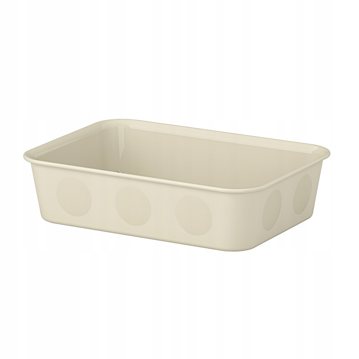 IKEA NOJIG rendszerező, műanyag, 15x20x5 cm, bézs, 9 darabos készlet